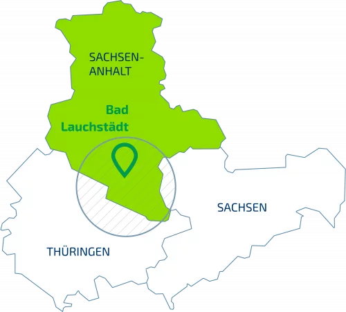 Standortkarte Mitteldeutschland 